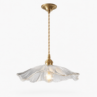 Pendelleuchte Vintage Blumen Glas Lumeo Home