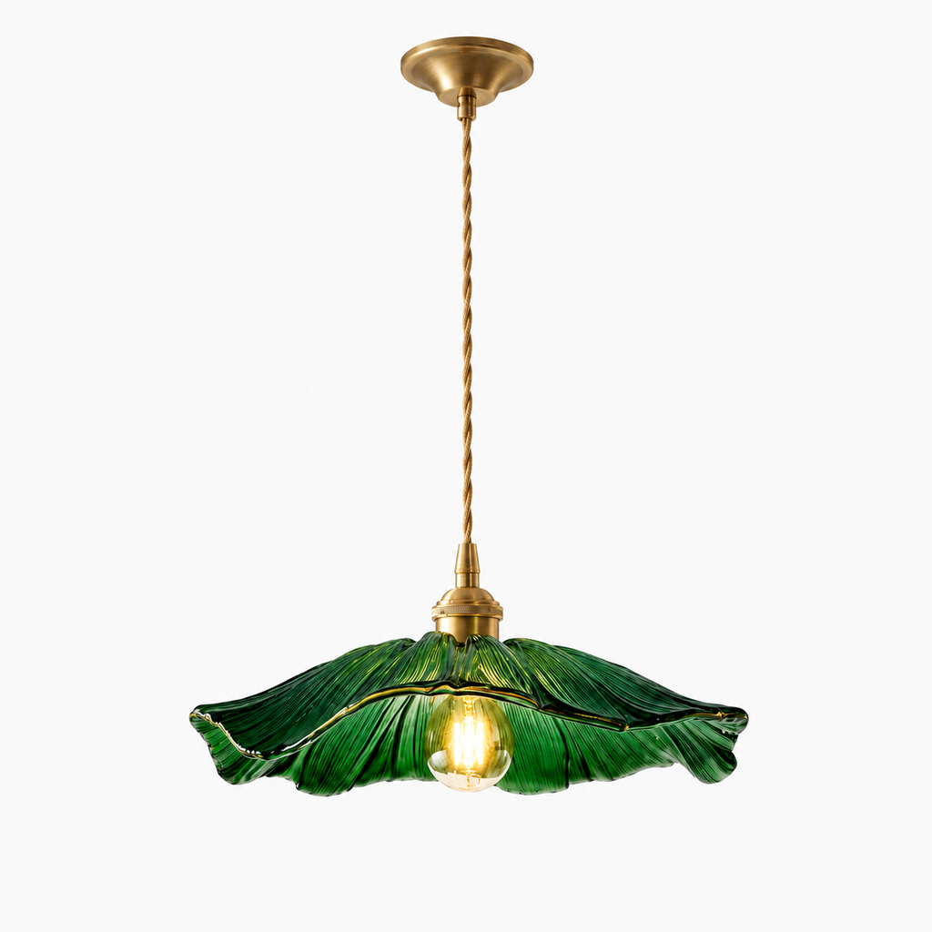 Pendelleuchte Vintage Blumen Glas Lumeo Home