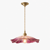 Pendelleuchte Vintage Blumen Glas Lumeo Home