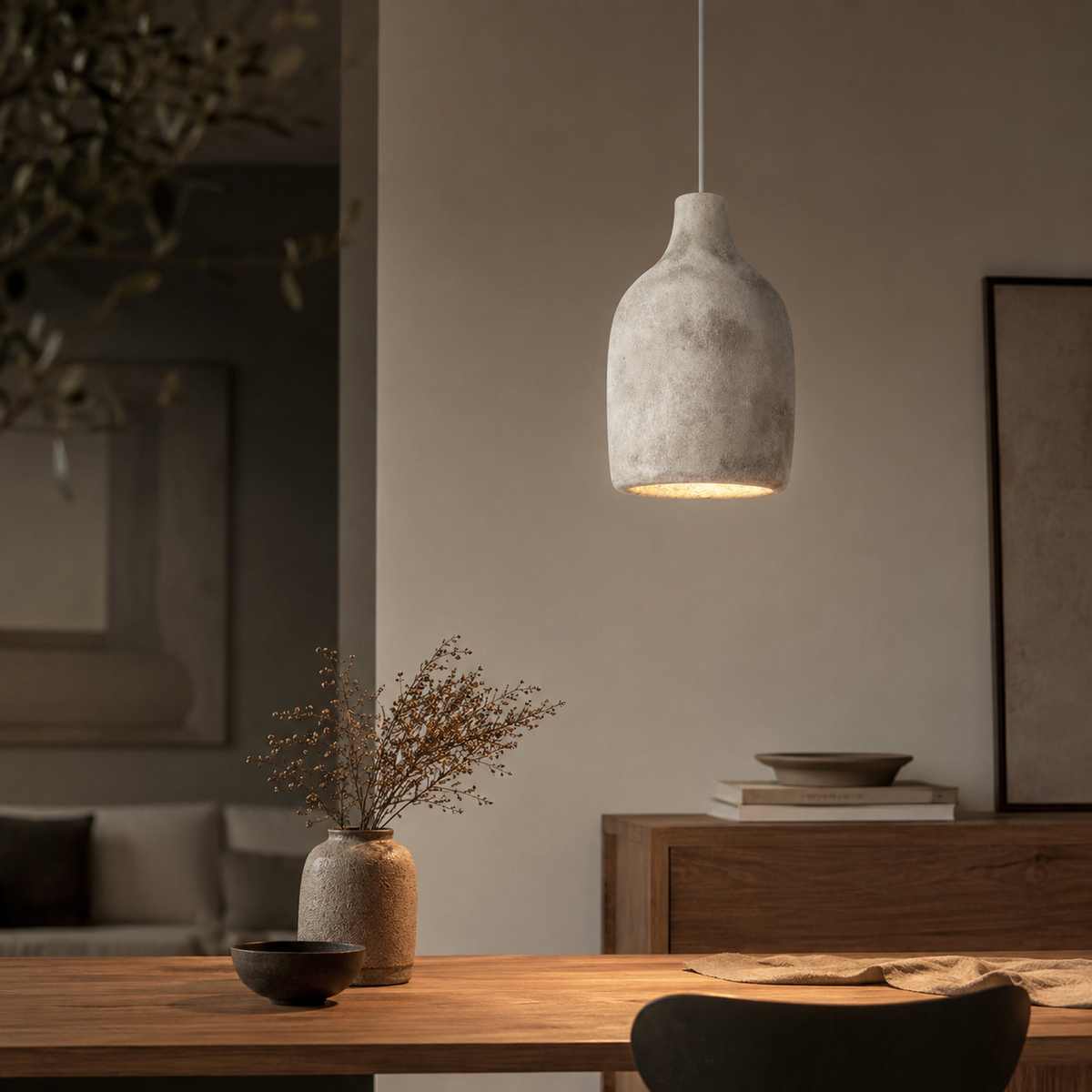 Pendelleuchte Wabi-Sabi Harz Lumeo Home