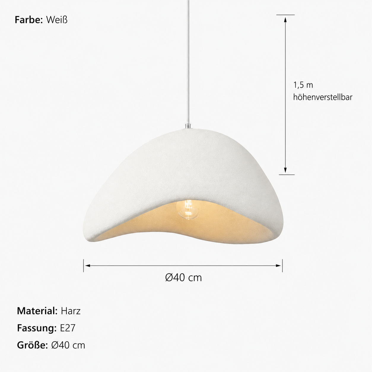 Pendelleuchte Wabi-Sabi Skandinavisch Lumeo Home