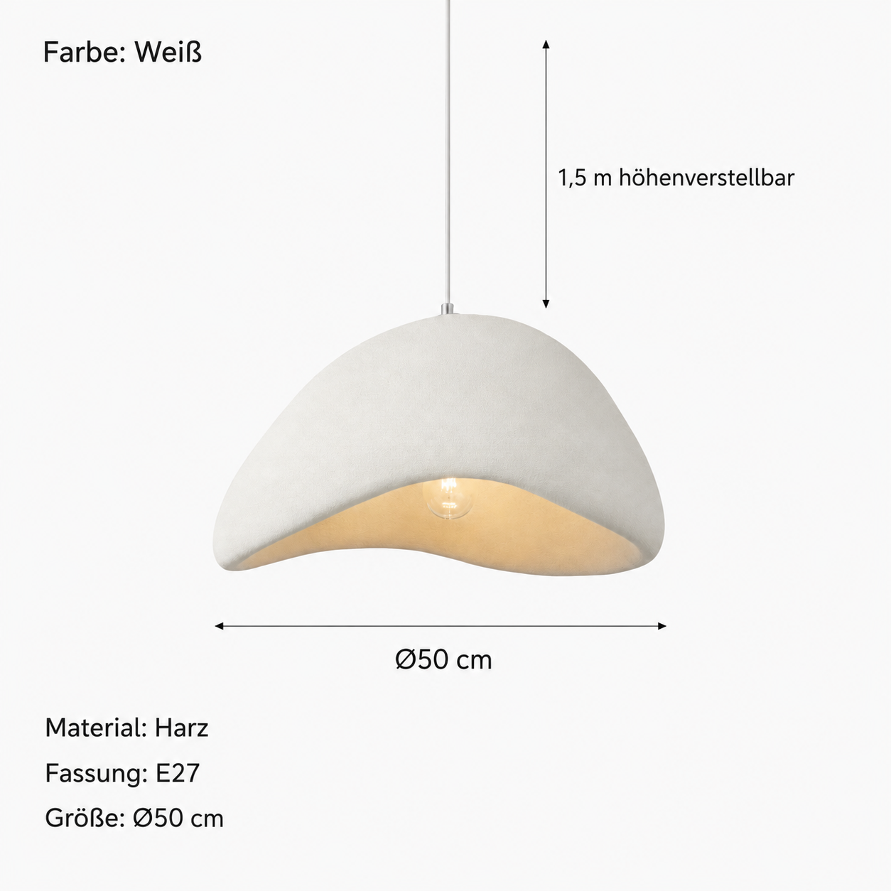 Pendelleuchte Wabi-Sabi Skandinavisch Lumeo Home