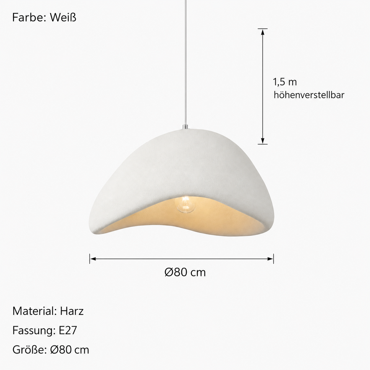 Pendelleuchte Wabi-Sabi Skandinavisch Lumeo Home