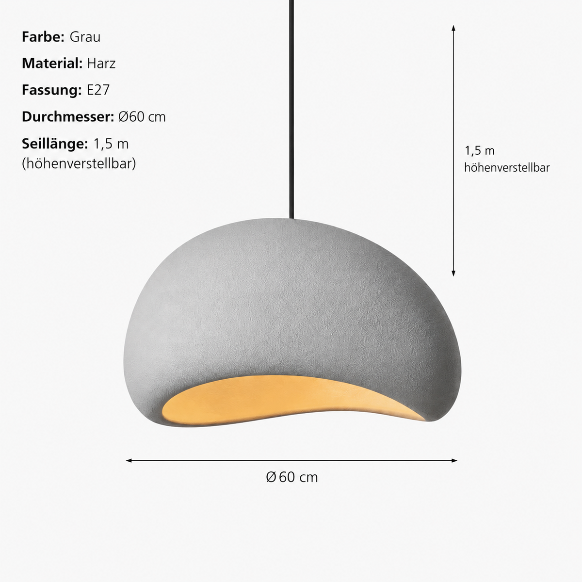 Pendelleuchte Wabi-Sabi Skandinavisch Lumeo Home