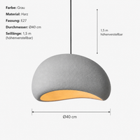 Pendelleuchte Wabi-Sabi Skandinavisch Lumeo Home