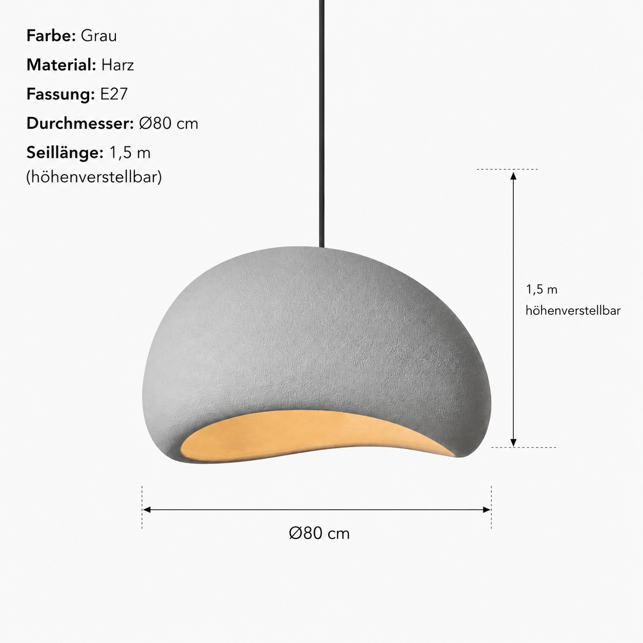Pendelleuchte Wabi-Sabi Skandinavisch Lumeo Home