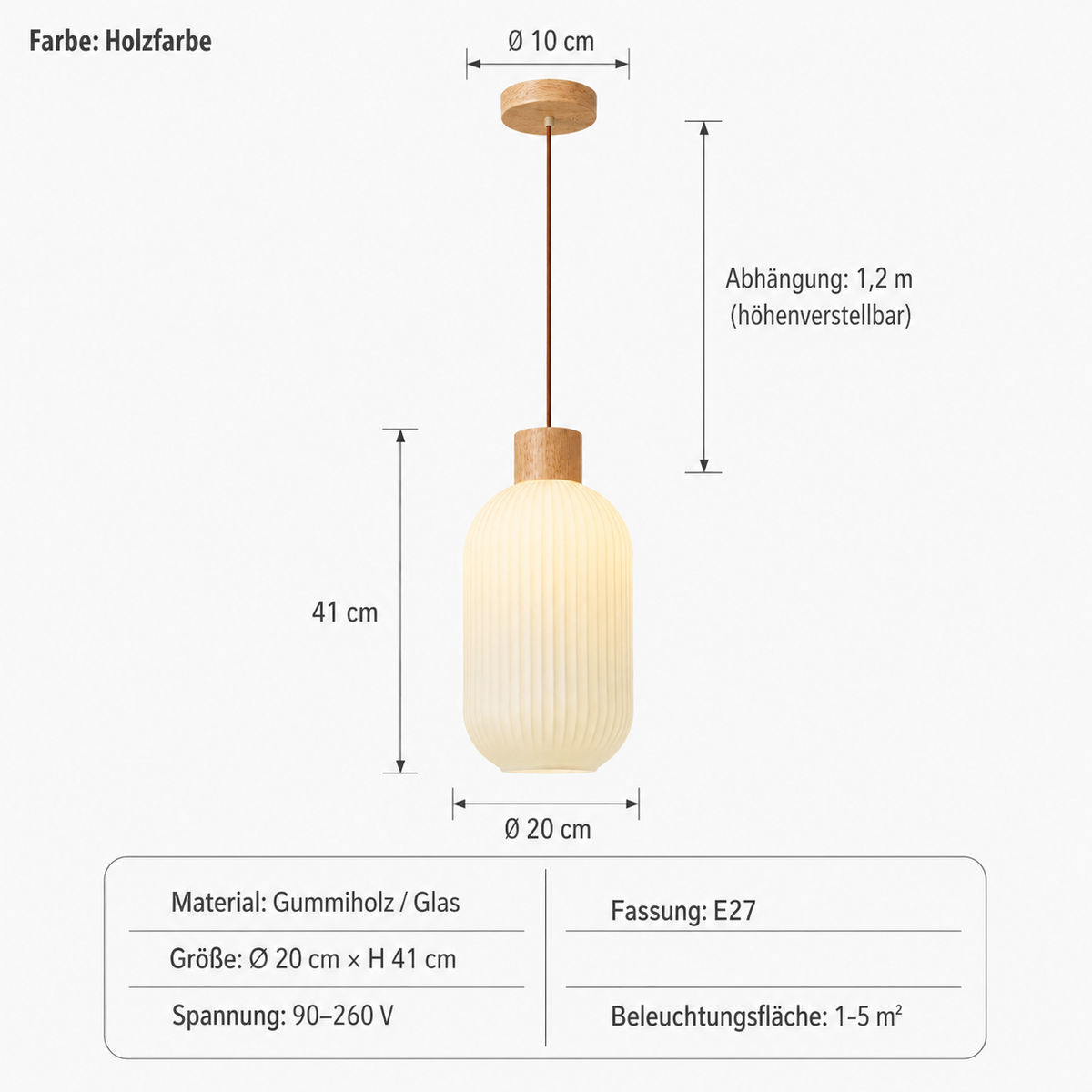 Pendelleuchte Weiß Loft Glas Schirm Lumeo Home