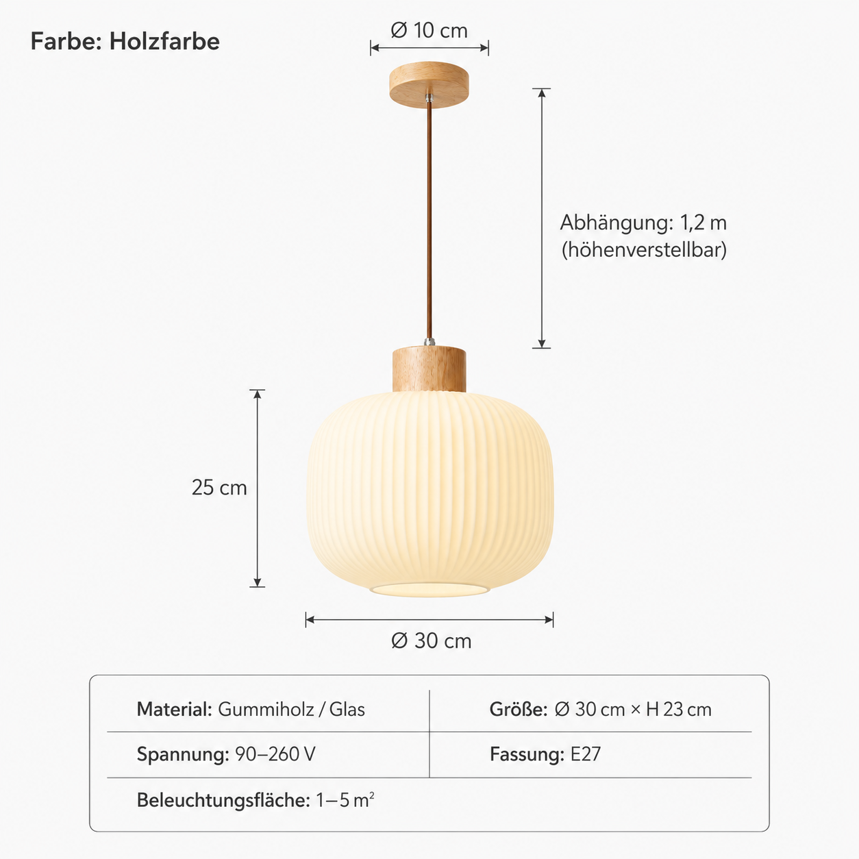 Pendelleuchte Weiß Loft Glas Schirm Lumeo Home