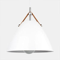 Strapped Charm Cone Pendant Light
