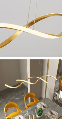 Waveform Flowing Chandelier