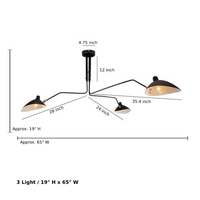 Nordic Spider Arm Chandelier Light