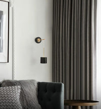 Luxurious Brushed Metal Hanging Wall Lights