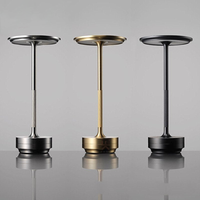 Metallic Cordless Charging Table Lamp