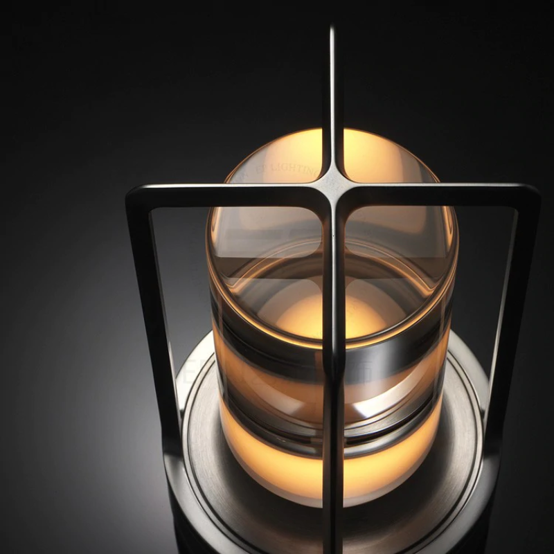 Metallic Cordless Charging Table Lamp