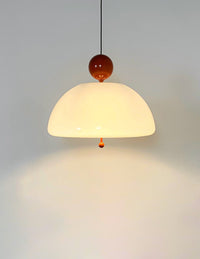 Nostalgic Retro Glass Pendant Light