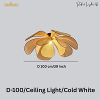 Rattan Flower Handmade Pendant Light