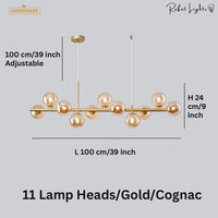 Light Glass Sphere Chandelier 7/9/11 Balls