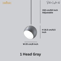 Round Modern Simple Ball Chandelier Pendant Light