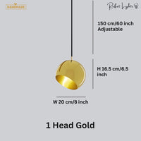 Round Modern Simple Ball Chandelier Pendant Light