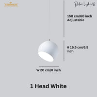 Round Modern Simple Ball Chandelier Pendant Light