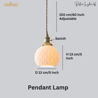 Japanese Handmade Ceramic Pendant Lights