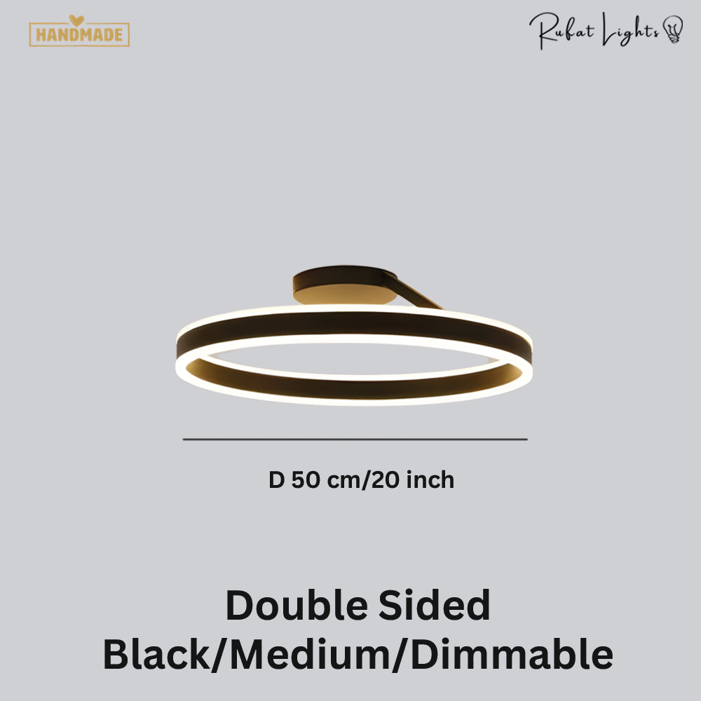 Nordic LED Designer Single Circle Chandelier