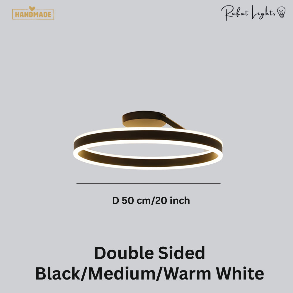 Nordic LED Designer Single Circle Chandelier