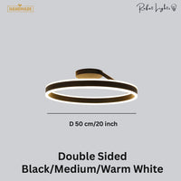 Nordic LED Designer Single Circle Chandelier