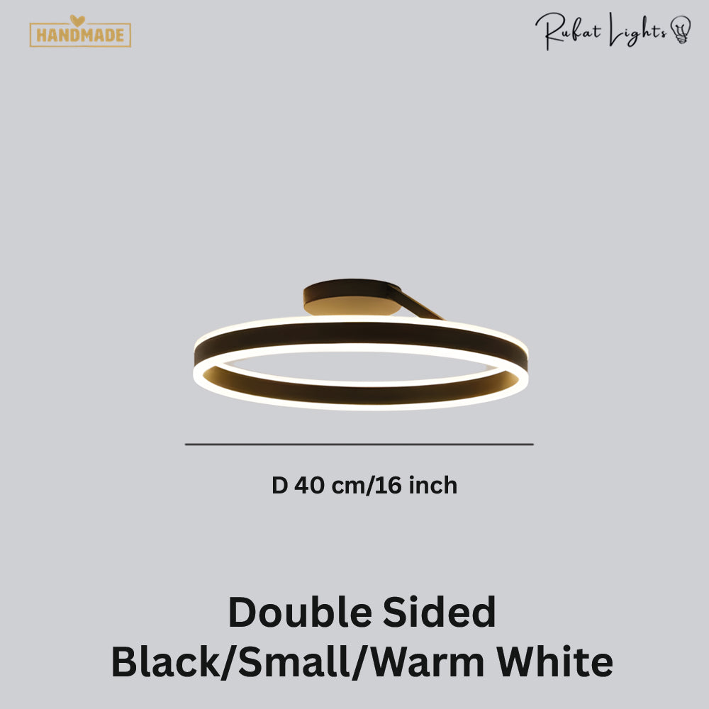 Nordic LED Designer Single Circle Chandelier