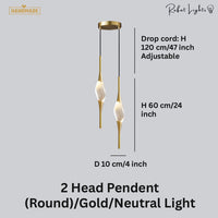 Copper Crystal Pendant Lamp
