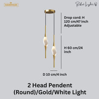 Copper Crystal Pendant Lamp