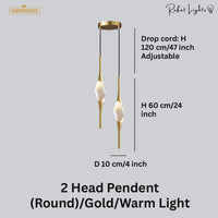 Copper Crystal Pendant Lamp