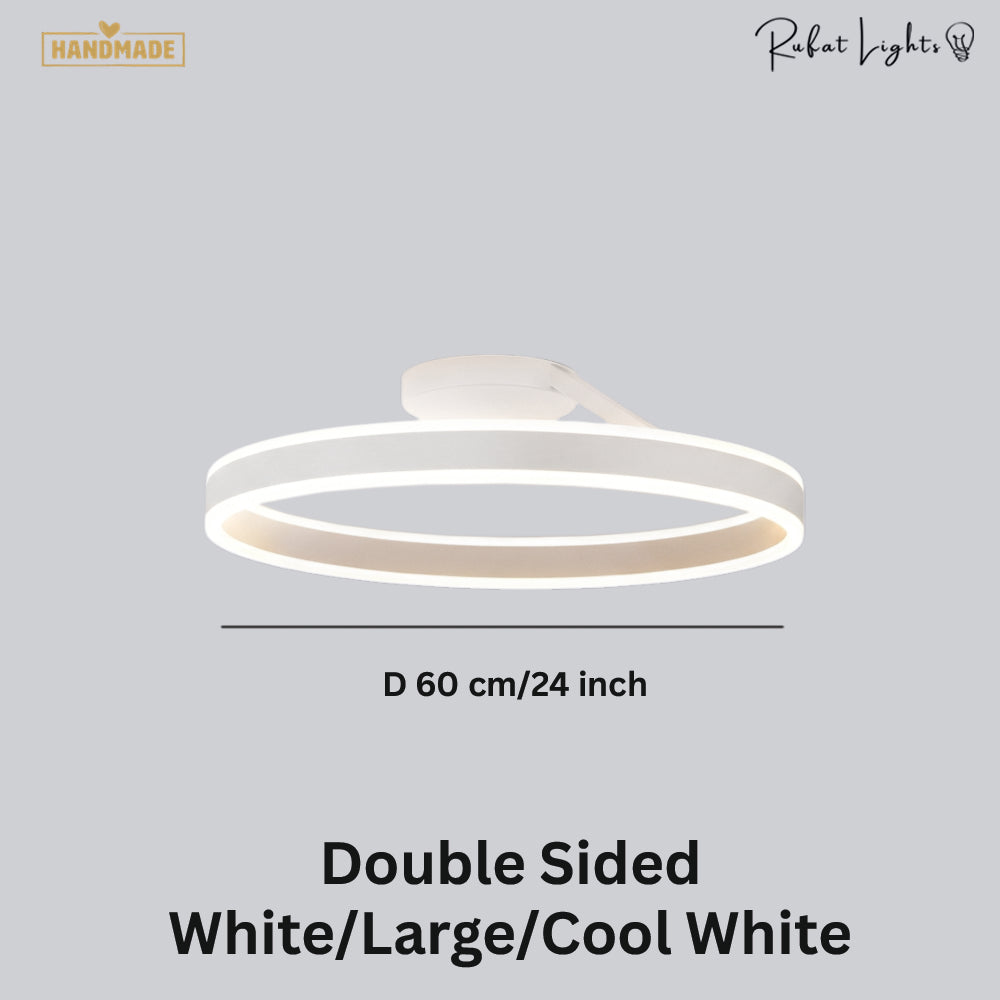 Nordic LED Designer Single Circle Chandelier