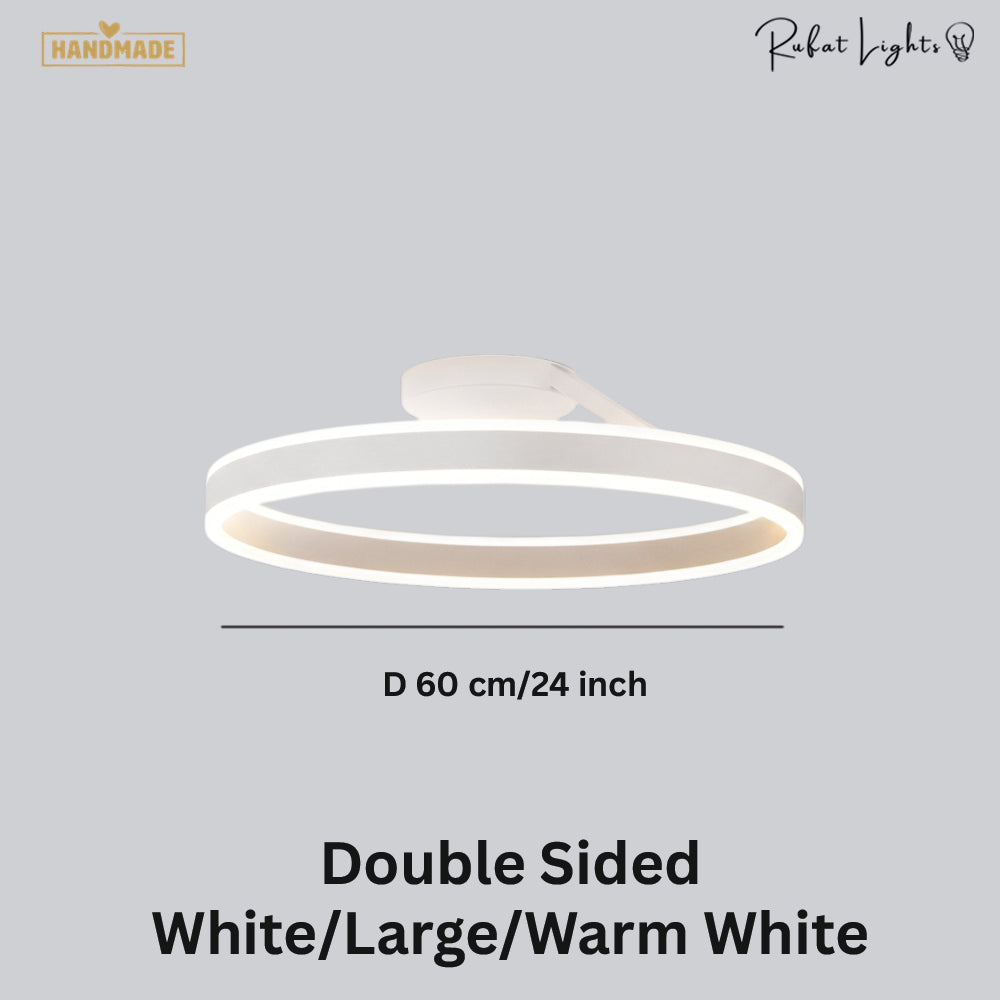 Nordic LED Designer Single Circle Chandelier