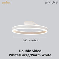 Nordic LED Designer Single Circle Chandelier
