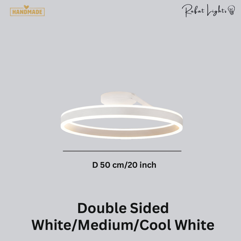 Nordic LED Designer Single Circle Chandelier