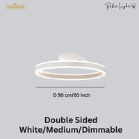 Nordic LED Designer Single Circle Chandelier