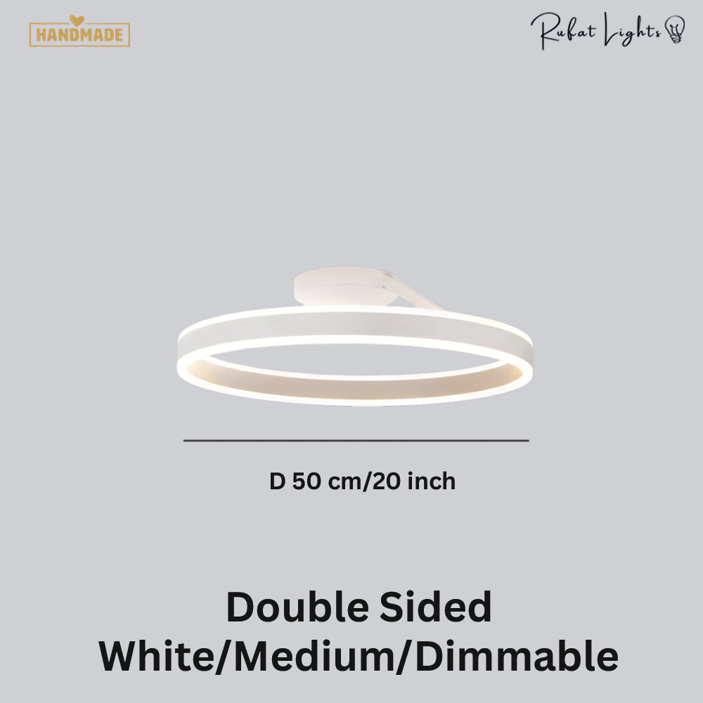 Nordic LED Designer Single Circle Chandelier