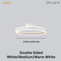 Nordic LED Designer Single Circle Chandelier