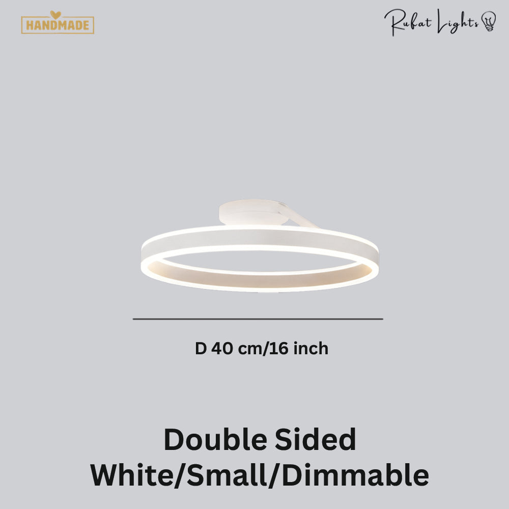 Nordic LED Designer Single Circle Chandelier