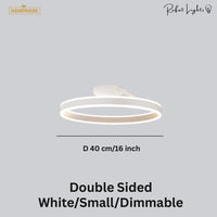 Nordic LED Designer Single Circle Chandelier