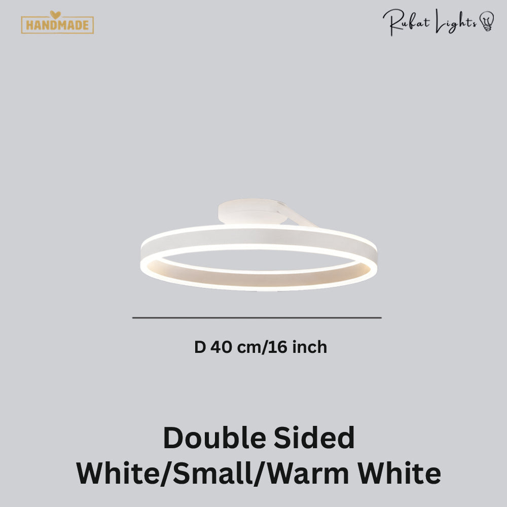 Nordic LED Designer Single Circle Chandelier