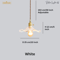 Colorful Glass Copper Edison Pendant Lamp