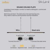 Extended Linear Suspension Light Modern LED Solid Wood