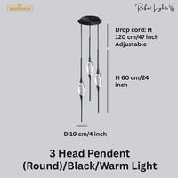 Copper Crystal Pendant Lamp