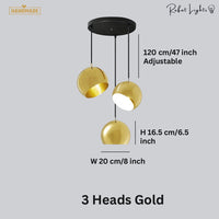 Round Modern Simple Ball Chandelier Pendant Light