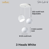 Round Modern Simple Ball Chandelier Pendant Light