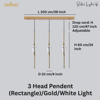 Copper Crystal Pendant Lamp