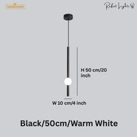 Modern Round Ball LED Pendant Light