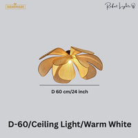 Rattan Flower Handmade Pendant Light